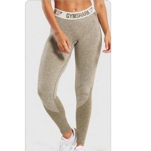 Gymshark original flex leggings in khaki/sand